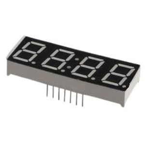 7SEG 4DIG 54604FSR 19*50 سون سگمنت قرمز آند مشترک مالتی پلکس - فروشگاه قطعات الکترونیک میکرونور