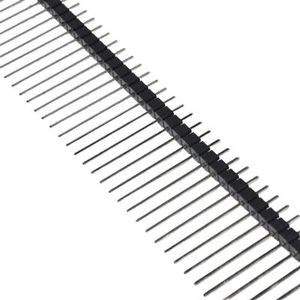 PIN HEADER 1×40 19MM پین هدر نری صاف مس - فروشگاه قطعات الکترونیک میکرونور