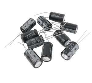 CAP 100UF 100V BLACK خازن الکترولیت دیپ - فروشگاه قطعات الکترونیک میکرونور