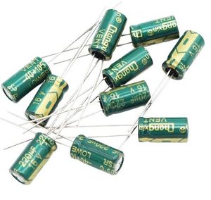 CAP 2200UF 50V GREEN خازن الکترولیت دیپ - فروشگاه قطعات الکترونیک میکرونور