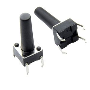 TACT SWITCH 6*6*15 4PIN DIP تکت سوییچ - فروشگاه قطعات الکترونیک میکرونور