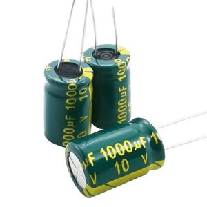 CAP 1000UF 10V GREEN خازن الکترولیت دیپ - فروشگاه قطعات الکترونیک میکرونور