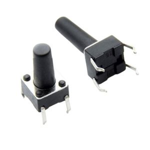 TACT SWITCH 6*6*10 4PIN DIP تکت سوییچ - فروشگاه قطعات الکترونیک میکرونور