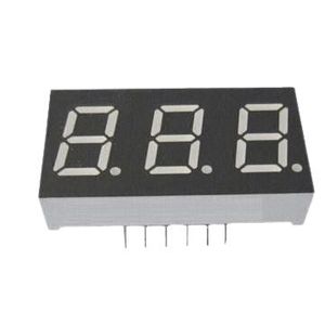7SEG 3DIG 4301BSR 16*30 سون سگمنت قرمز آند مشترک مالتی پلکس - فروشگاه قطعات الکترونیک میکرونور