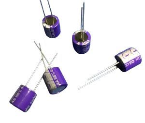 CAP 220UF 450V خازن الکترولیت دیپ بنفش طلایی - فروشگاه قطعات الکترونیک میکرونور