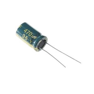 CAP 470UF 35V GREEN خازن الکترولیت دیپ - فروشگاه قطعات الکترونیک میکرونور