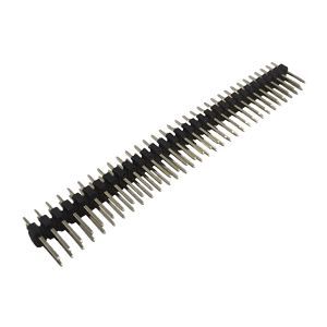 PIN HEADER 2×40 21MM پین هدر نری صاف مس - فروشگاه قطعات الکترونیک میکرونور