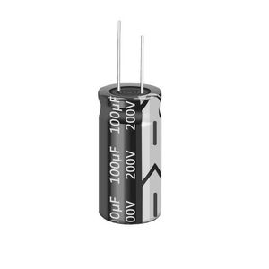 CAP 100UF 200V BLACK خازن الکترولیت دیپ - فروشگاه قطعات الکترونیک میکرونور