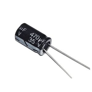 CAP 470UF 35V BLACK خازن الکترولیت دیپ - فروشگاه قطعات الکترونیک میکرونور