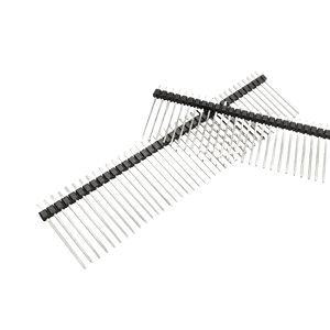 PIN HEADER 1×40 23MM پین هدر نری صاف مس - فروشگاه قطعات الکترونیک میکرونور