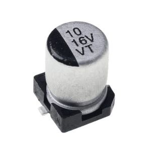 خازن الکترولیت CAP ELEC 10UF 16V 4*5.4MM SMD - فروشگاه قطعات الکترونیک میکرونور