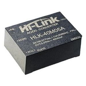 منبع تغذیه AC TO DC 220V TO 5V 8A HLK-40M05A - فروشگاه قطعات الکترونیک میکرونور