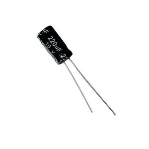 CAP 220UF 16V BLACK خازن الکترولیت دیپ - فروشگاه قطعات الکترونیک میکرونور