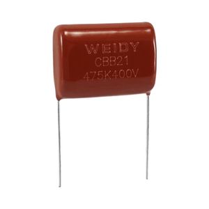 خازن پلی استر CAP POLY 4.7UF 400V CBB22 WEIDY - فروشگاه قطعات الکترونیک میکرونور