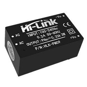 منبع تغذیه AC TO DC 220V TO 9V 33MA HLK-PM09 - فروشگاه قطعات الکترونیک میکرونور