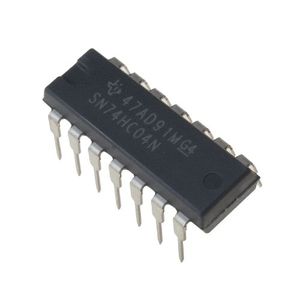 آیسی IC SN74HC04N - فروشگاه قطعات الکترونیک میکرونور