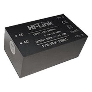 منبع تغذیه AC TO DC 220V TO 15V 1.33A HLK-20M15 - فروشگاه قطعات الکترونیک میکرونور