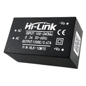 منبع تغذیه AC TO DC 220V TO 15V 670MA HLK-10M15 - فروشگاه قطعات الکترونیک میکرونور