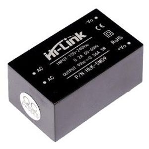 منبع تغذیه AC TO DC 220V TO 9V 560MA HLK-5M09 - فروشگاه قطعات الکترونیک میکرونور