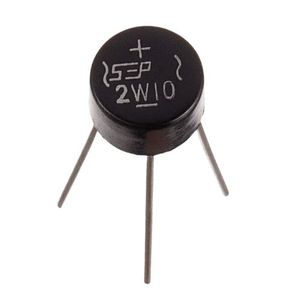 پل دیود BRIDGE DIODE 2W10 - فروشگاه قطعات الکترونیک میکرونور