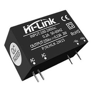 منبع تغذیه AC TO DC 220V TO 15V 130MA HLK-2M15 - فروشگاه قطعات الکترونیک میکرونور