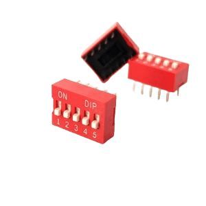 5KEY 10PIN دیپ سوئیچ 5 کلید 10 پین - فروشگاه قطعات الکترونیک میکرونور