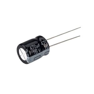 CAP 470UF 16V BLACK خازن الکترولیت دیپ - فروشگاه قطعات الکترونیک میکرونور