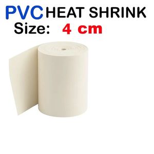 شیرینگ حرارتی PVC مشکی باتری عرض 4 سانت طول یک متر 40 میکرون شیری