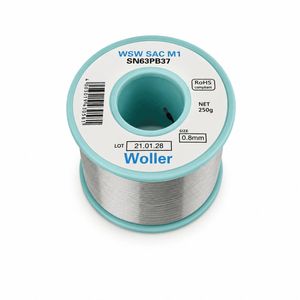 سیم لحیم WOLLER) 0.8mm 250gr)