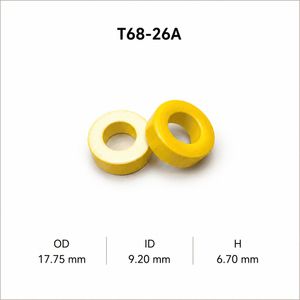 هسته پودر آهن T68-26A