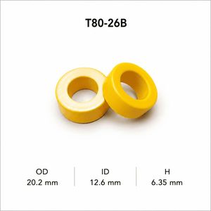 هسته پودر آهن T80-26B