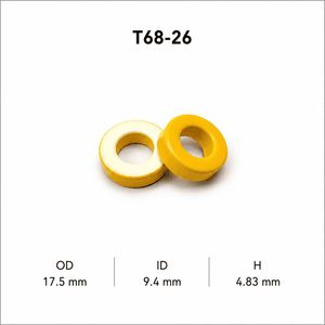 هسته پودر آهن T68-26
