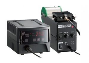 هویه با تغذیه‌کننده خودکار سیم لحیم گات FD-100 (GOOT)
