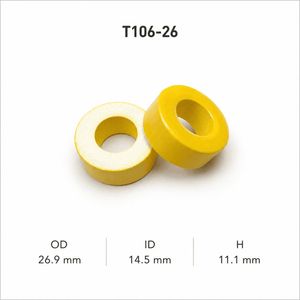 هسته پودر آهن T106-26