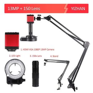 لوپ دیجیتال 150X YIZHAN با دوربین 13MP و درگاه VGA و HDMI (بدون نمایشگر)
