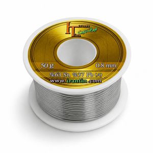 سیم قلع ایران‌تین (IRANTIN) 0.8mm 50gr درجه 1