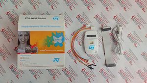 پروگرامر و دیباگر ST-LINK V2 مخصوص تراشه‌های STM8 و STM32 (ORIGINAL)