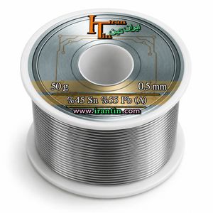 سیم قلع ایران‌تین (IRANTIN) 0.5mm 50gr درجه 2