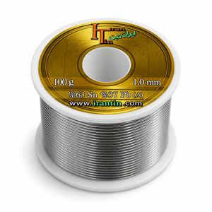 سیم قلع ایران‌تین (IRANTIN) 1.0mm 100gr درجه 1