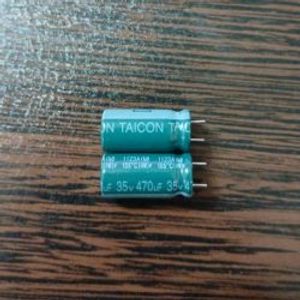 TAICON 35V 470uF – خازن 35 ولت 470 میکرو فاراد سری HW