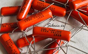 خازن افسانه ای 1 نانو فاراد 1600 ولت SPRAGUE آمریکا سری orange drop