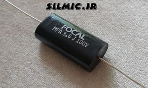خازن اکسیال 3.6 میکرو فاراد 100 ولت ساخت FOCAL فرانسه