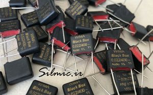 خازن 22 نانو فاراد 400 ولت WIMA Black Box های گرید صوتی