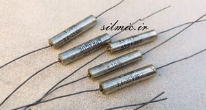 خازن تانتال بی پلار 3.4 میکرو فاراد 35 ولت SPRAGUE ساخت آمریکا سری 151D