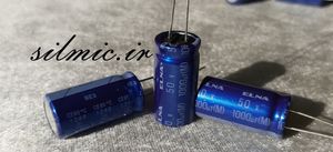خازن 1000 میکرو فاراد 50 ولت ژاپنی ELNA مدل استاندارد blue robe سری RE3