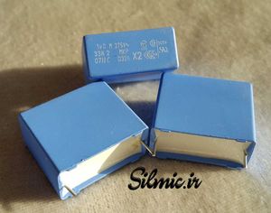 خازن های فرکانس 1 میکرو فاراد 275 ولت ac ساخت VISHAY سری MKP338