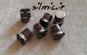 خازن smd اس ام دی 1000 میکرو فاراد 6.3 ولت elna ژاپن مینیاتوری با امپدانس پایین