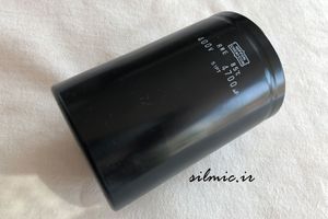 خازن 4700 میکرو فاراد 400 ولت nippon ژاپن سری rwe طراحی شده برای اینورتر