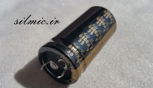 خازن های گرید صوتی 6800 میکرو فاراد 35 ولت NICHICON سری KG Gold Tune