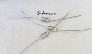 خازن تانتال ن‍‍ظامی 470 نانو فاراد 35 ولت اکسیال ساخت KEMET آمریکا